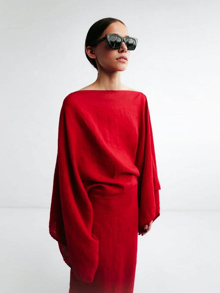 Marjon | Vestit de quimono de lli lleuger