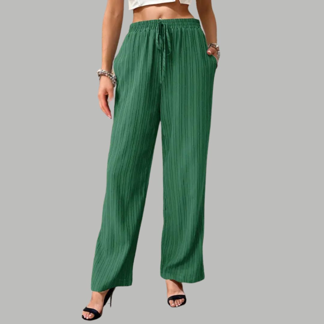 Pantalons plissats | Cama ampla i punt de disseny