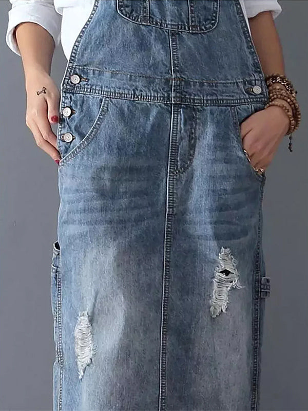 Rosie | Vestit de jardiner amb denims en estil casual