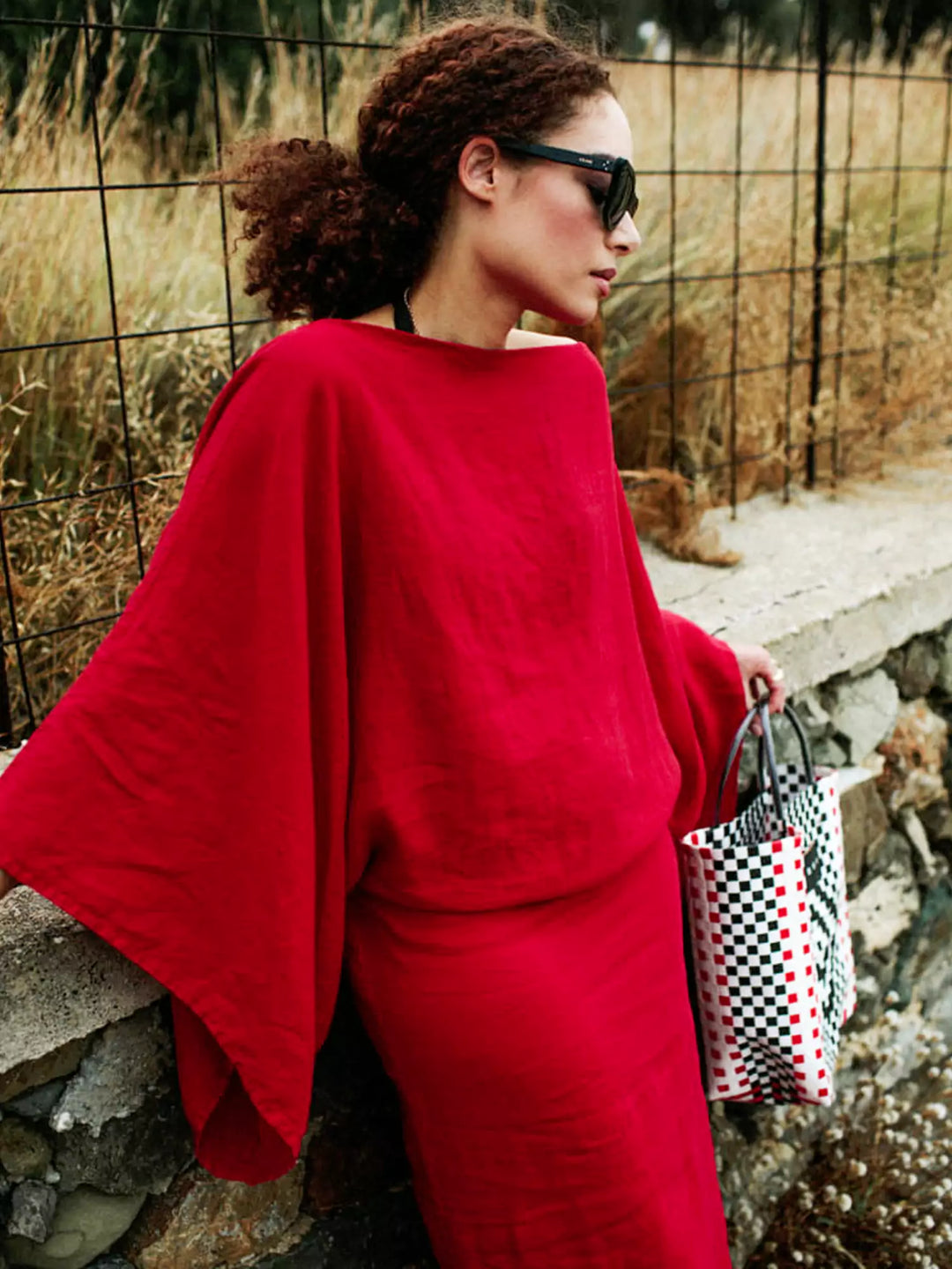 Marjon | Vestit de quimono de lli lleuger