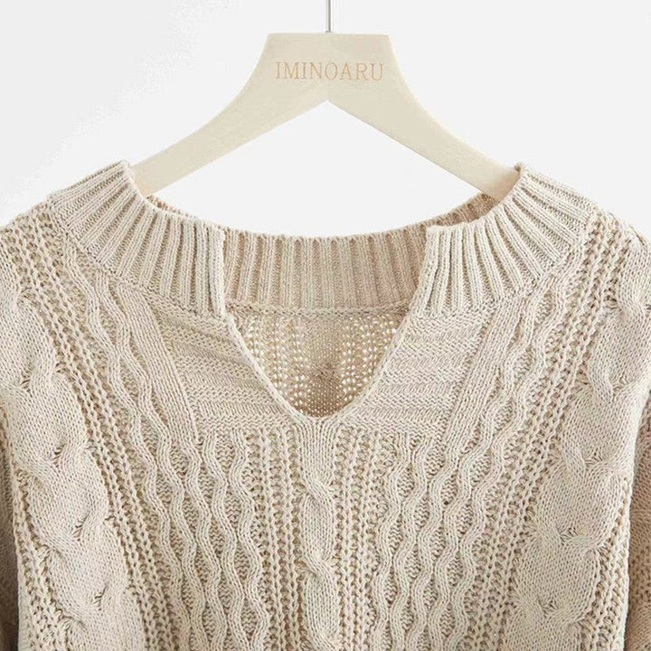 Gracia | Pullover de màniga llarga suau amb ajust femení