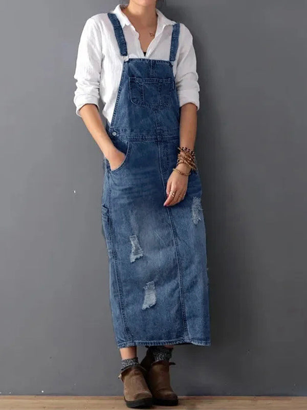 Rosie | Vestit de jardiner amb denims en estil casual