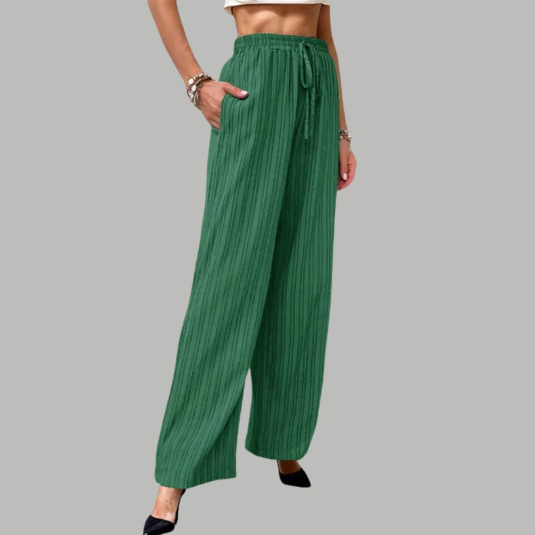 Pantalons plissats | Cama ampla i punt de disseny