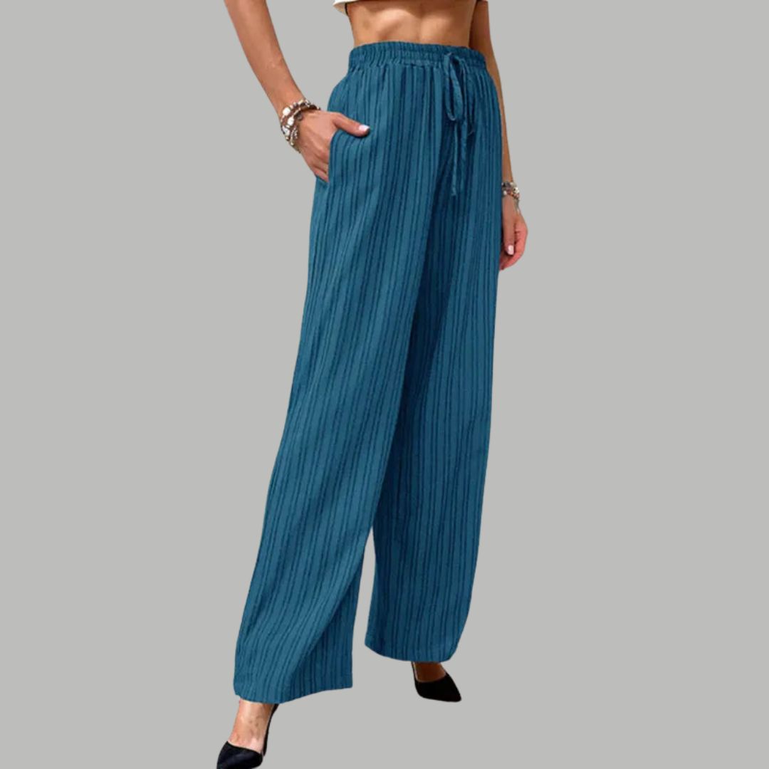 Pantalons plissats | Cama ampla i punt de disseny