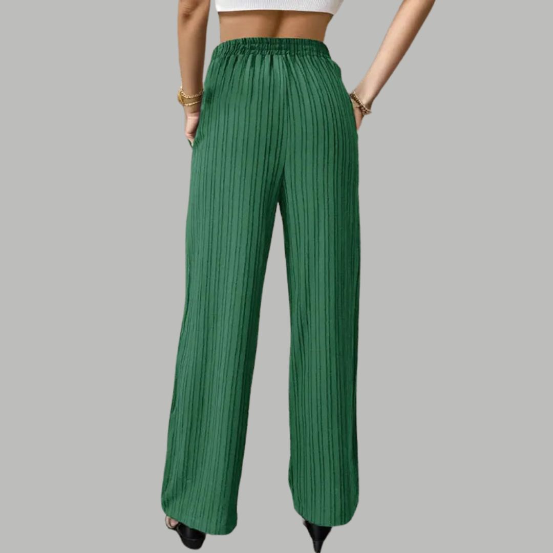 Pantalons plissats | Cama ampla i punt de disseny
