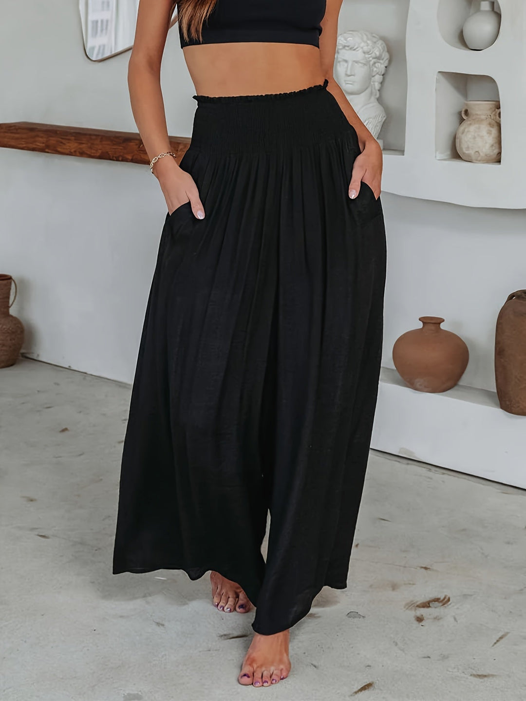 Noor | Pantalons de lleure de tall ample