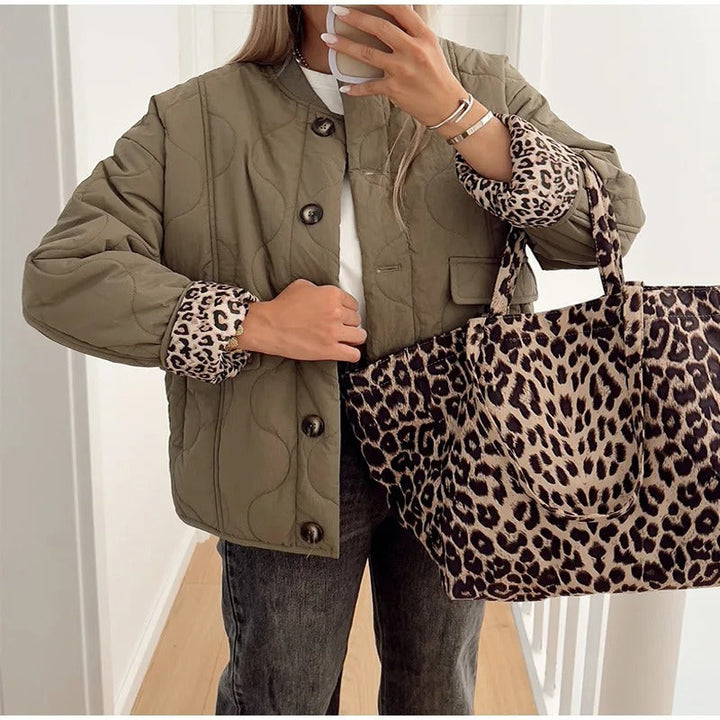 Isabelle | Jaqueta amb patró de lleopard de moda