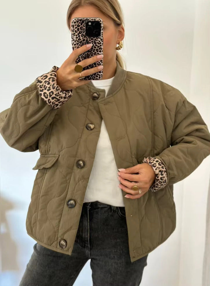 Isabelle | Jaqueta amb patró de lleopard de moda
