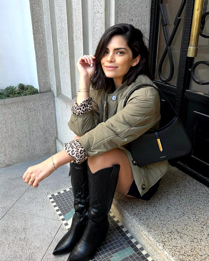 Isabelle | Jaqueta amb patró de lleopard de moda