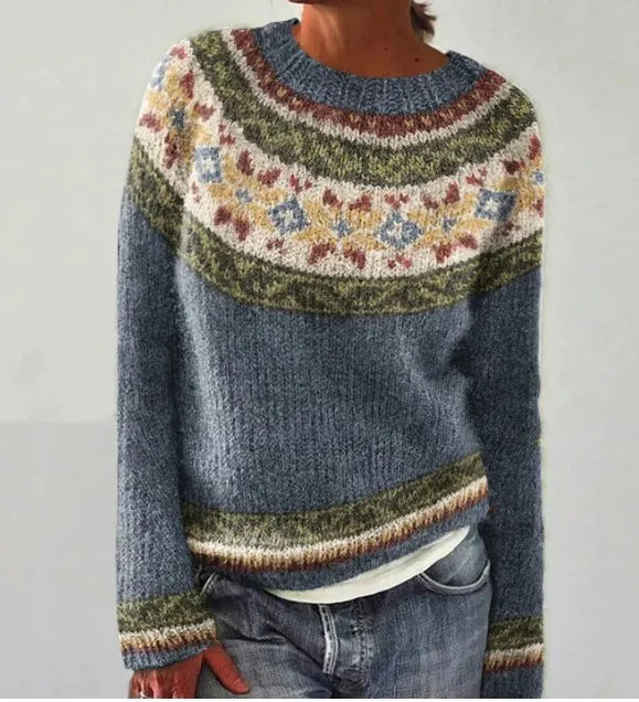 Tanja | Pullover retro per a l'estació daurada de tardor