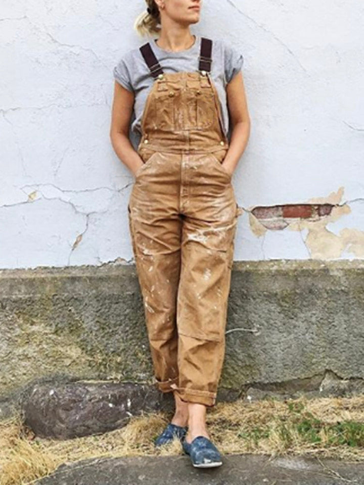 Leslie | Salopette de lona per a dones amb ajust còmode