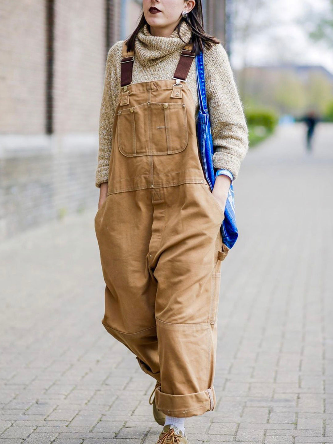Leslie | Salopette de lona per a dones amb ajust còmode