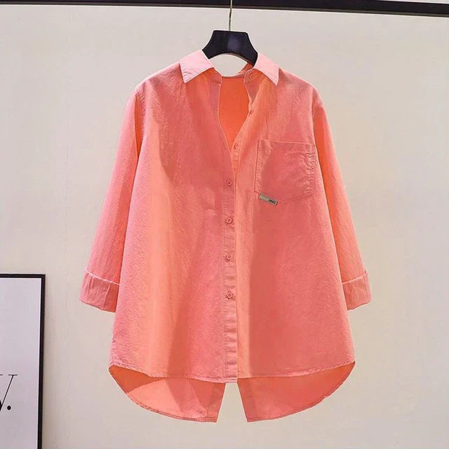 Dones | Camiseta-túnica de cotó en talla gran