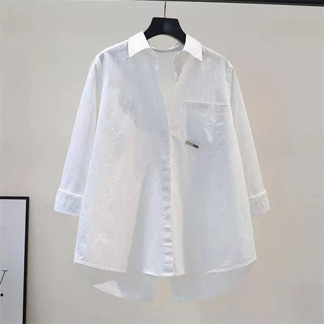 Dones | Camiseta-túnica de cotó en talla gran