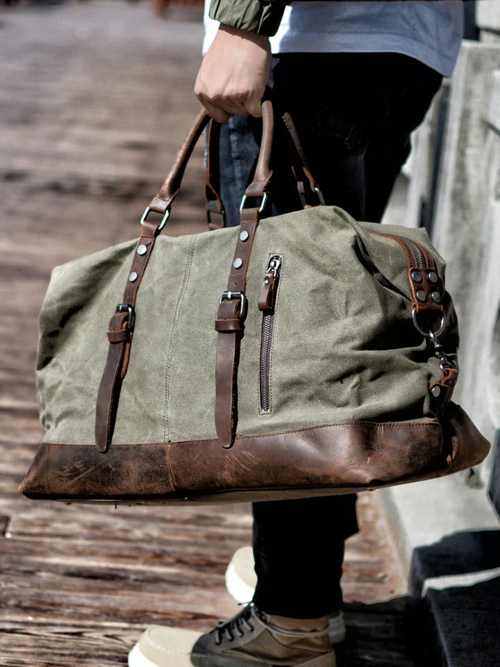 Winston | Maleta de cap de setmana d'estil vintage per a viatges