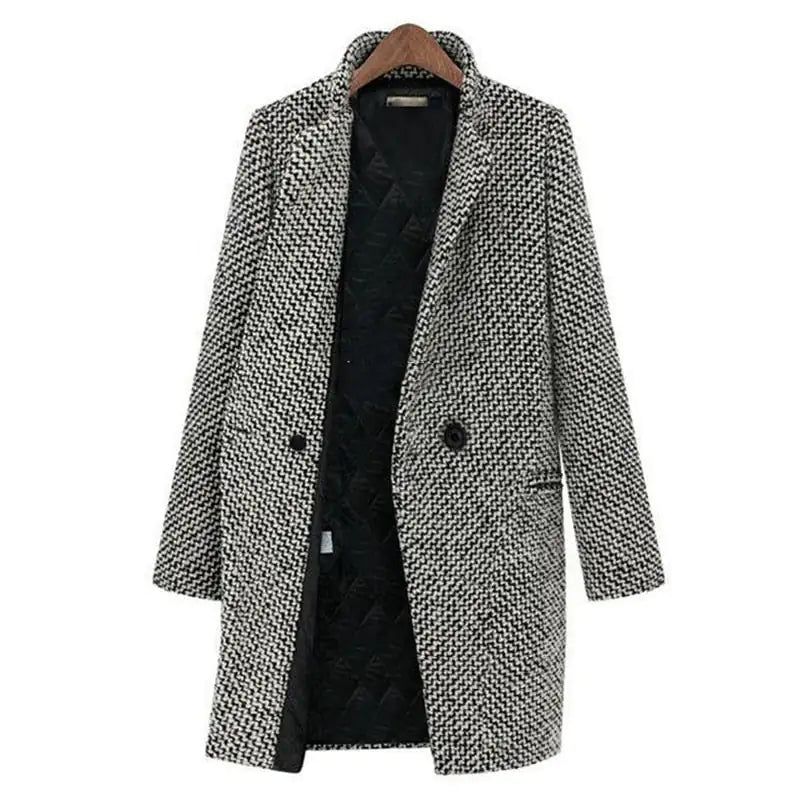 Vanessa | Eleganta jaqueta llarga de tall midi