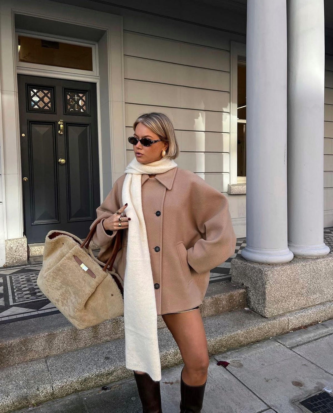 Jazzy | Abric de llana oversize per a looks d'hivern amb estil