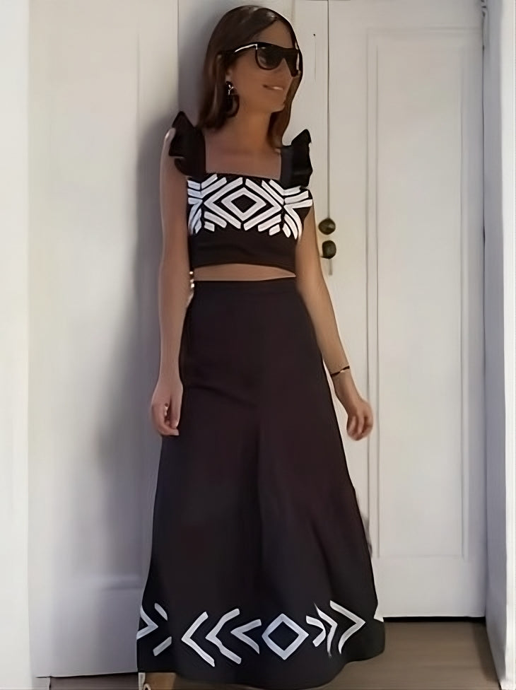 Blair | Conjunt de faldilla de dues peces per a looks elegants