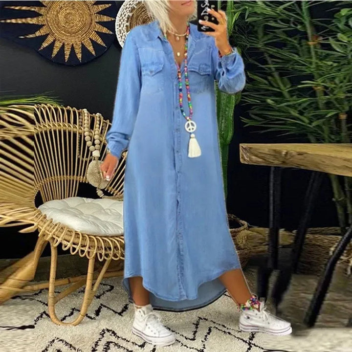 Victoria | Camisa de denim de talla gran