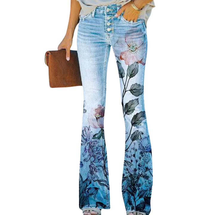 Luna | Bonics pantalons de campana amb botons de moda