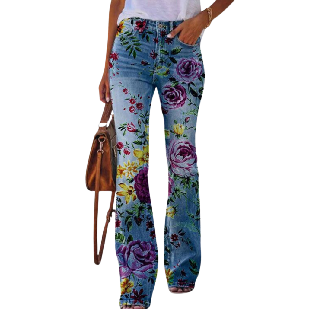 Luna | Bonics pantalons de campana amb botons de moda
