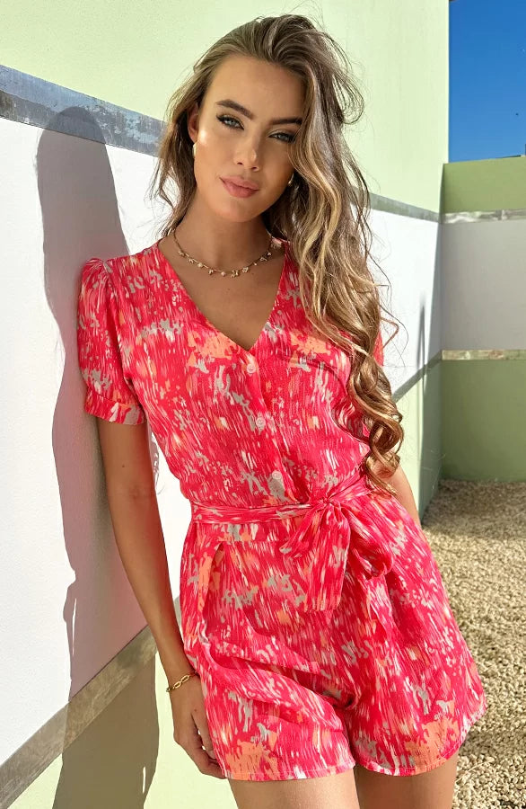 Zoë | Playsuit Bunter amb mànigues bufades estilitzades