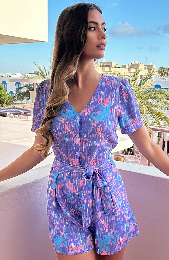 Zoë | Playsuit Bunter amb mànigues bufades estilitzades