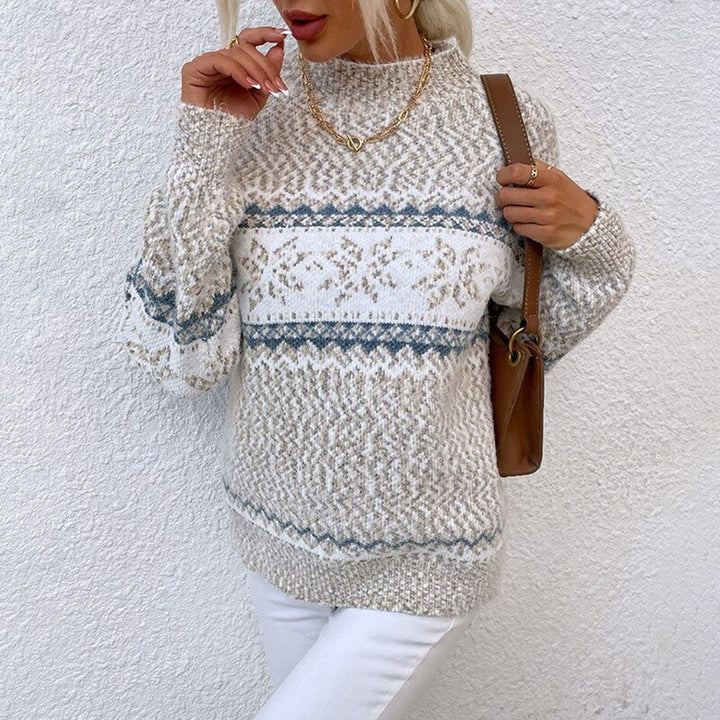 Crystal | Pullover de llana gruixuda en estil retro