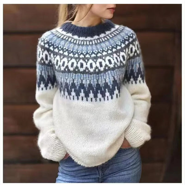 Mila | Pullover de punt amb tall ampli i patró