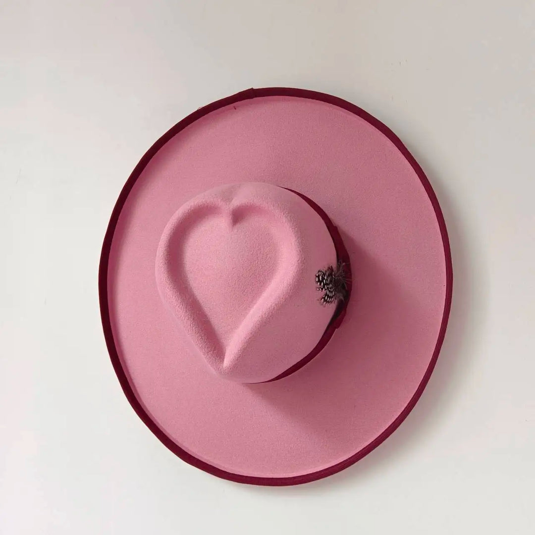 Barret Amore Fedora Herz per a looks romàntics d'estiu