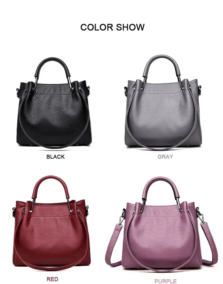 Ella | Bossa de mà de cuir amb un estil retro elegant