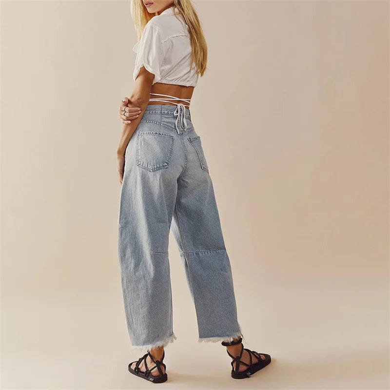 Jeans de Denim Aurablend de Cintura Alta per a una Silueta Ajustada
