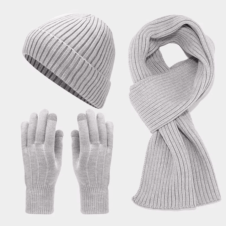 MERINO | Conjunt d'accessoris de llana unisex per a la tardor i l'hivern