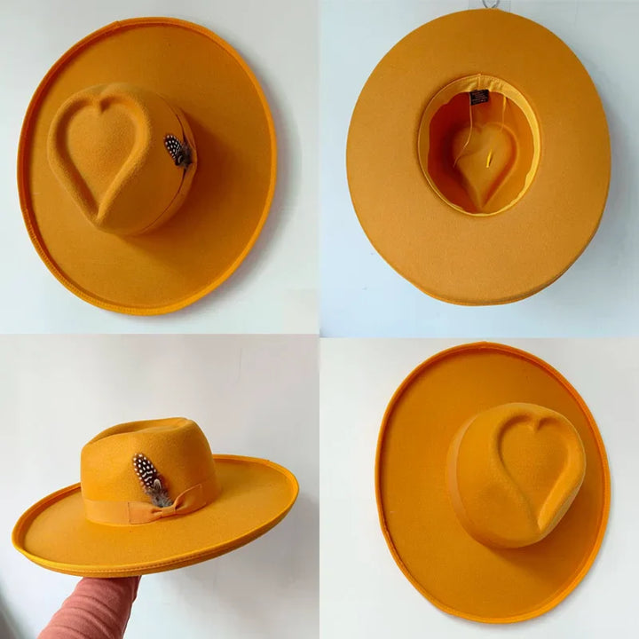 Barret Amore Fedora Herz per a looks romàntics d'estiu