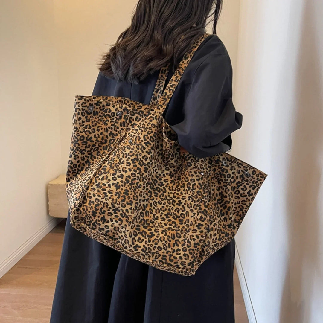 Marlene | Shopper espaiós amb un elegant patró de lleopard