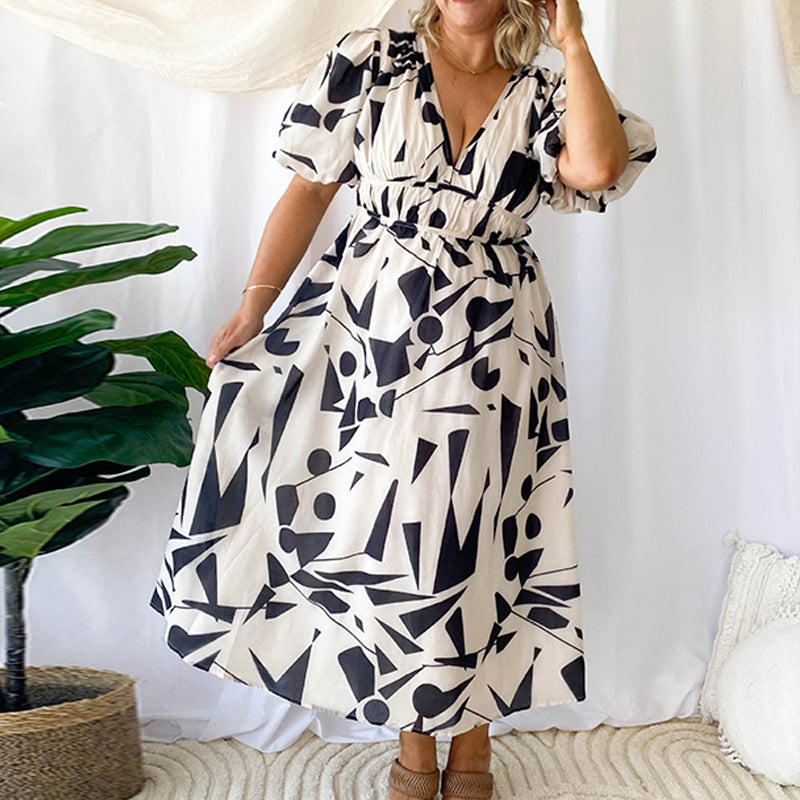 DARINA | Elegant vestit maxi fluid vermell i rosa