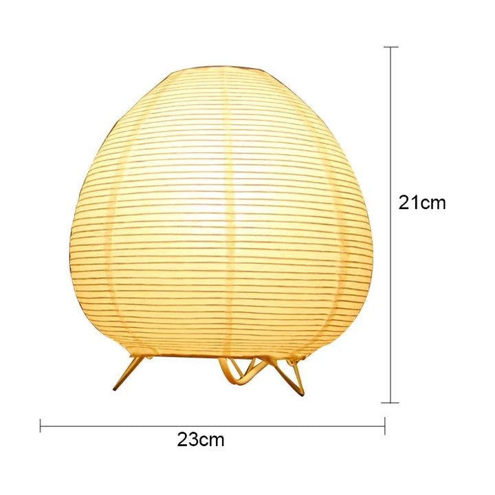 Làmpada Led de Fanalet de Paper d'Arròs Nikko
