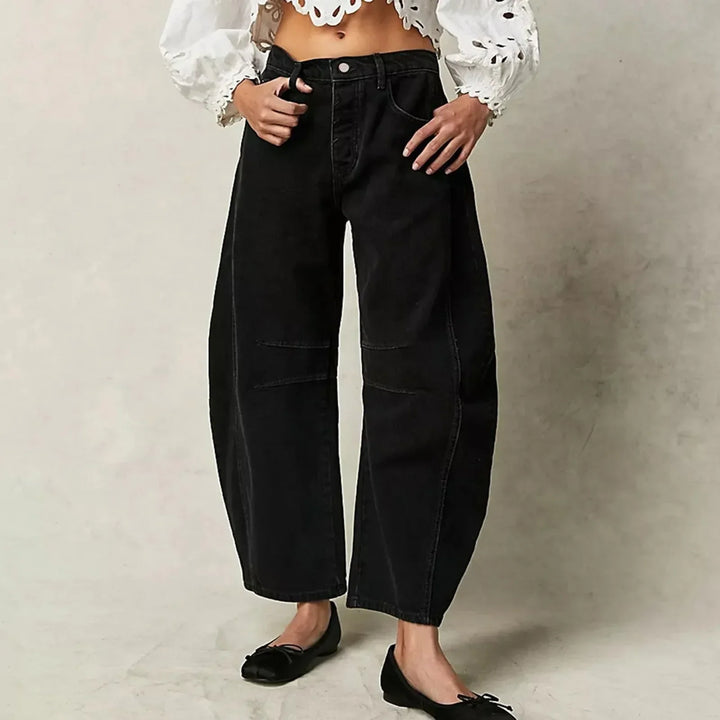 Breeze Denim: Jeans de tall relaxat