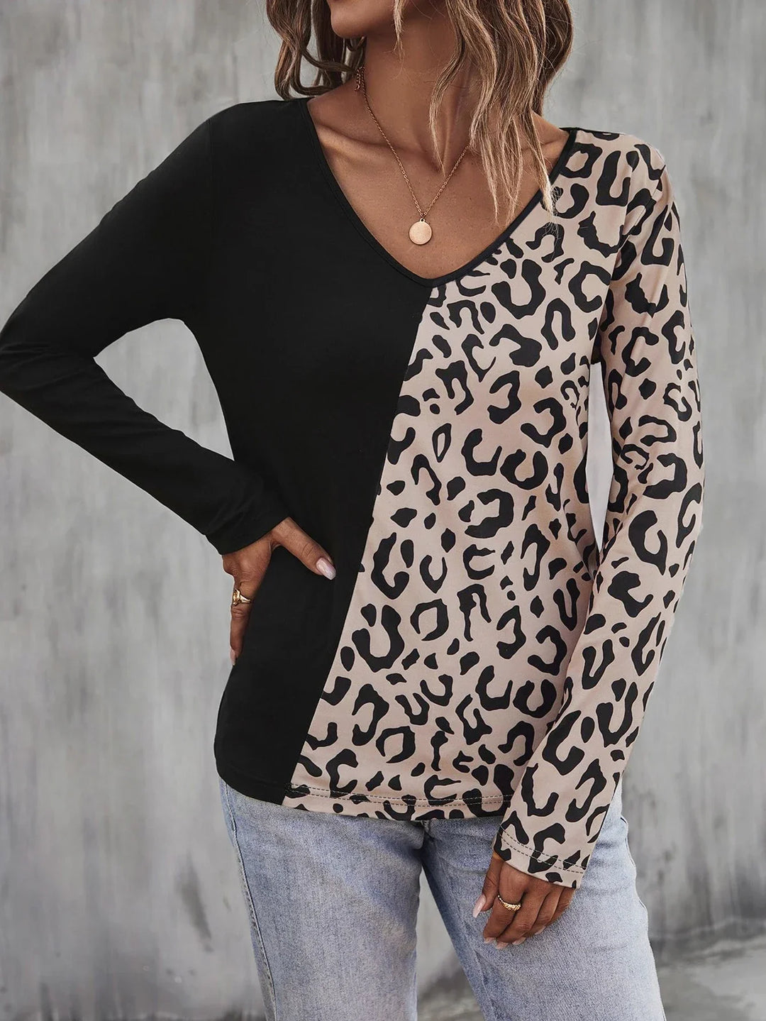 Sabrina | Top de moda amb un contrast de lleopard destacat