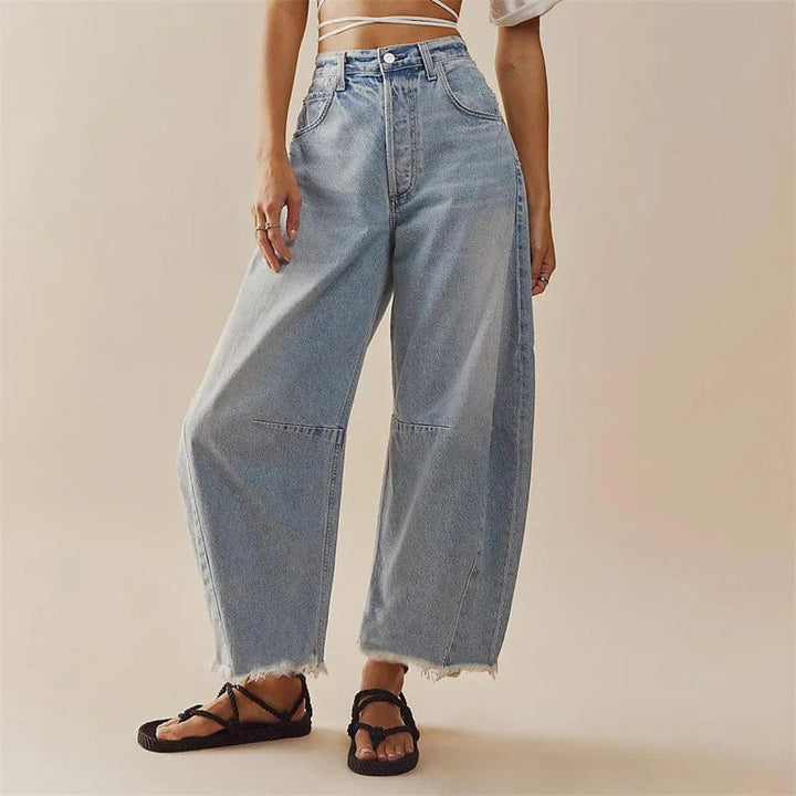 Jeans de Denim Aurablend de Cintura Alta per a una Silueta Ajustada