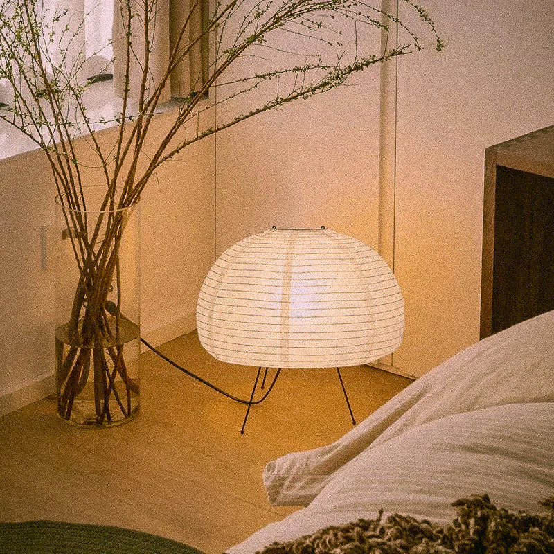 Làmpada de Taula de Paper d'Arròs Japonès Nago