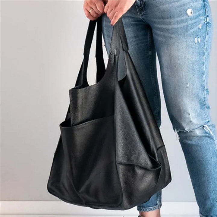 Laura | Bossa de pell vintage d'estil retro