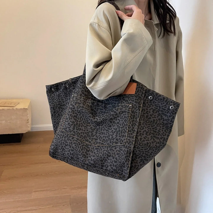 Marlene | Shopper espaiós amb un elegant patró de lleopard