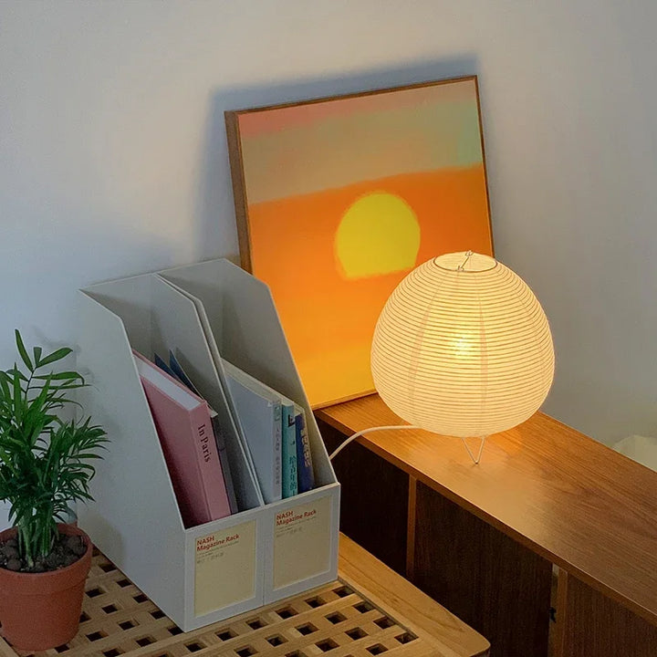Làmpada Led de Fanalet de Paper d'Arròs Nikko