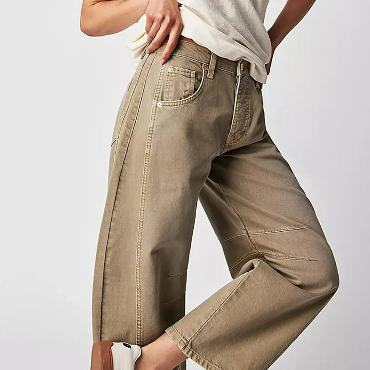 Breeze Denim: Jeans de tall relaxat
