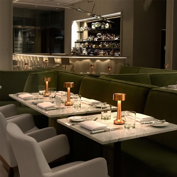 Làmpada de taula LED per a restaurants, bars i cafeteries