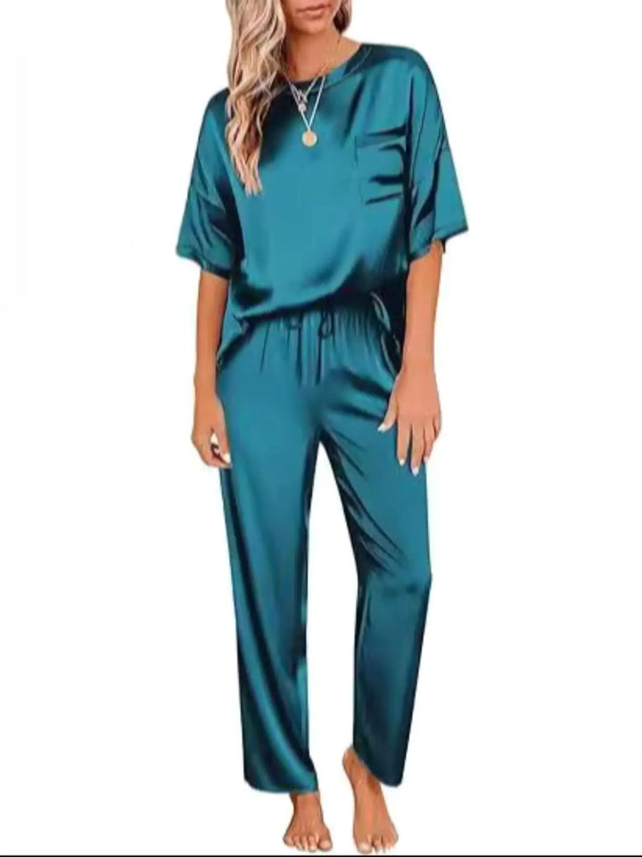 Gabriëlla | Conjunt de pijama de setí per a nits elegants