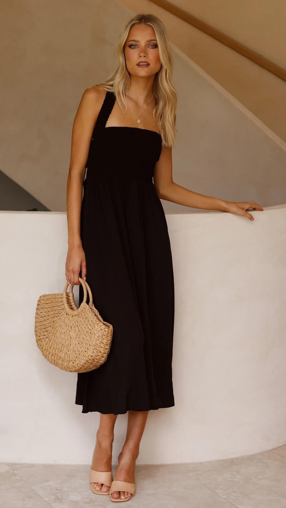 Leda | Vestit Maxí elegant amb tall fluid