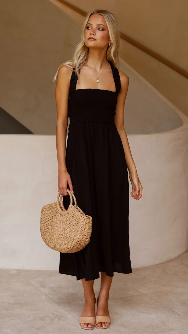 Leda | Vestit Maxí elegant amb tall fluid