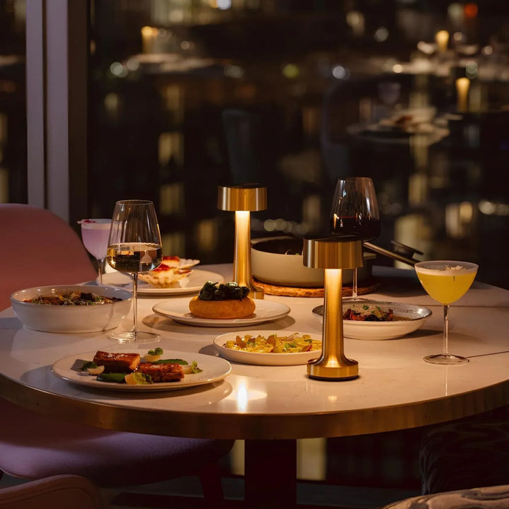 Làmpada de taula LED per a restaurants, bars i cafeteries